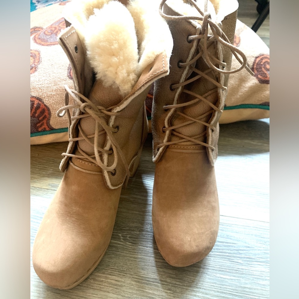 No. 6 shearling boots